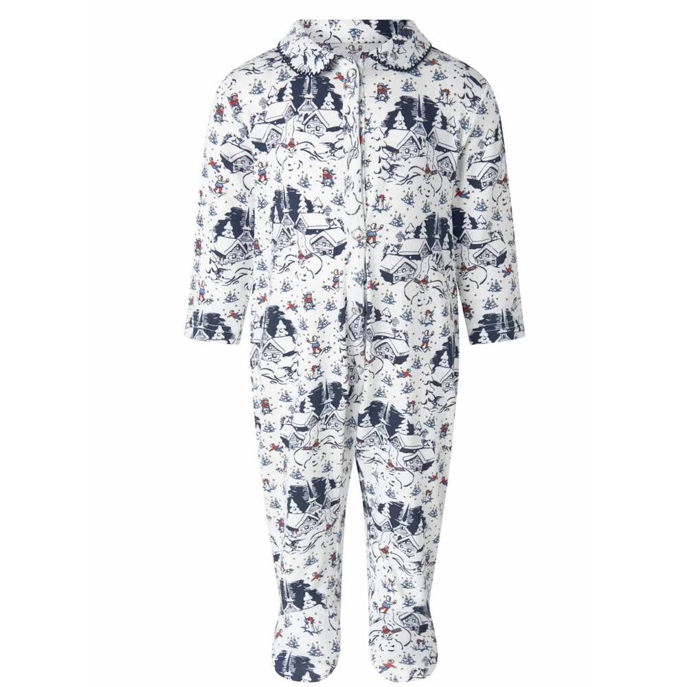 NEW RACHEL RILEY kids' chalet footie in ivory